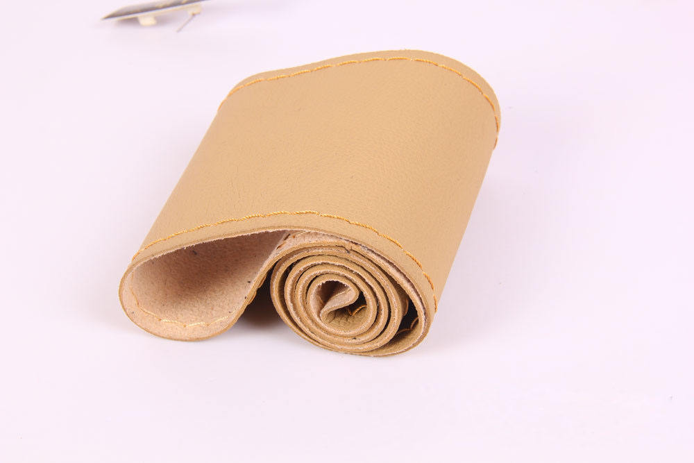 Direct Selling Comfortable Hand Sewing Leather Steering Wheel Cover with Business Design - Jiashengd